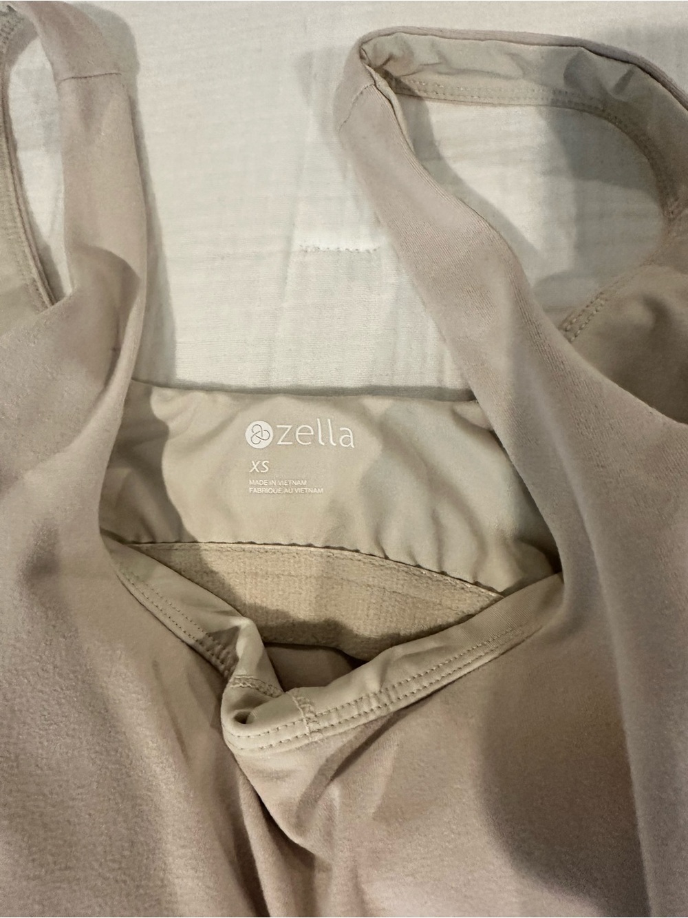 Zella Sleeveless Light Taupe A-Line Midi Dress with Pockets Size XS - Picture 3 of 4
